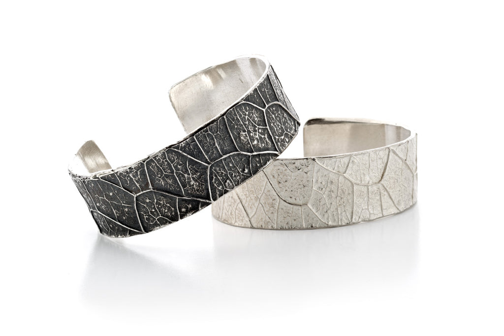 slavenarmband met bladnerfmotief