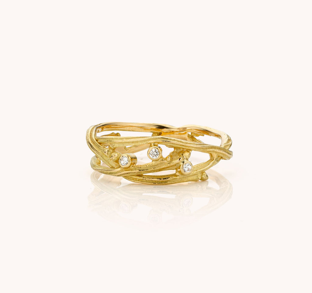 gouden ring, takjes