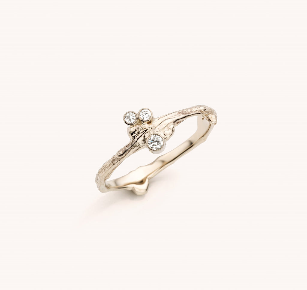 gouden ring met diamanten