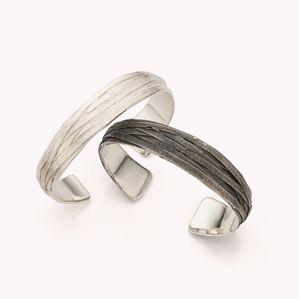 armband in zilver met wikkelmotief