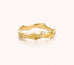 gedraaide gouden ring met diamant